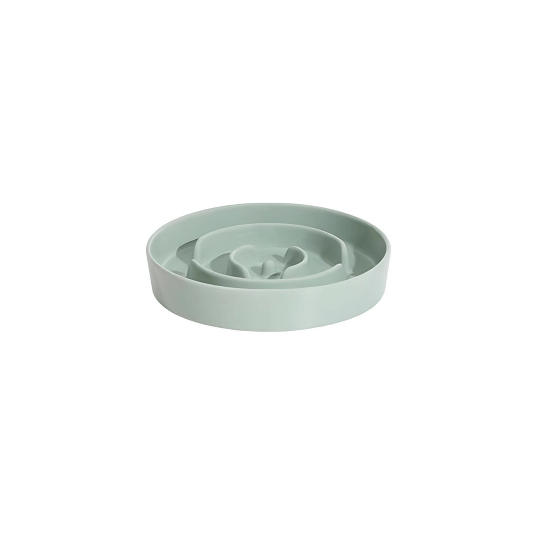 Easy-to-clean ceramic slow feeder pet bowl for daily healthy meals.