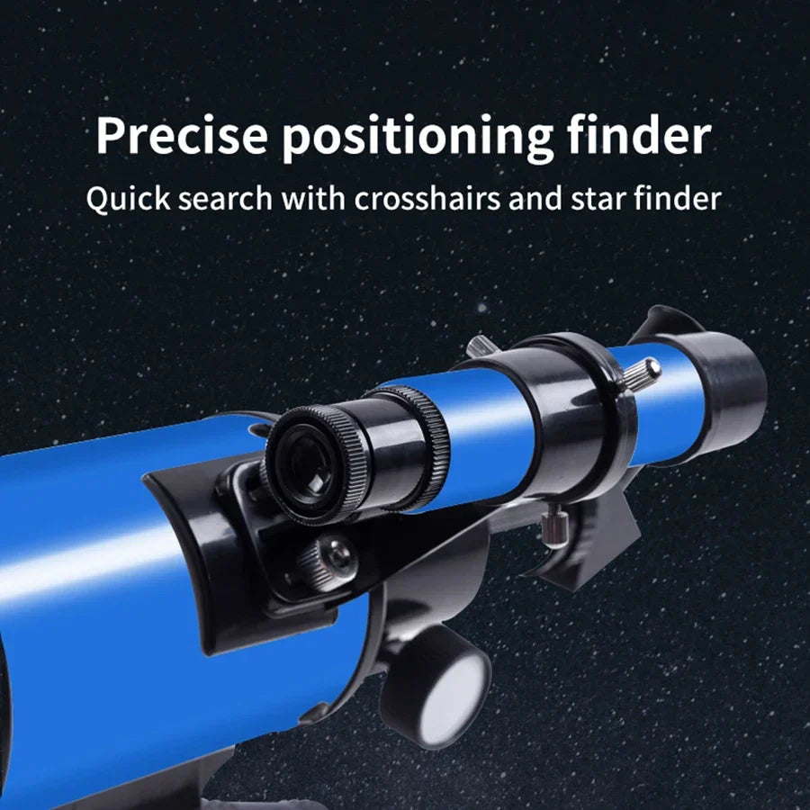 Experience clear stargazing with this 150X HD astronomical telescope, designed for moon and star viewing.