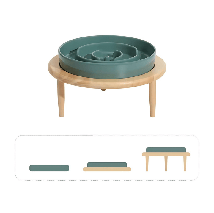 Premium ceramic pet slow feeder bowl, a stylish solution for fast eaters.