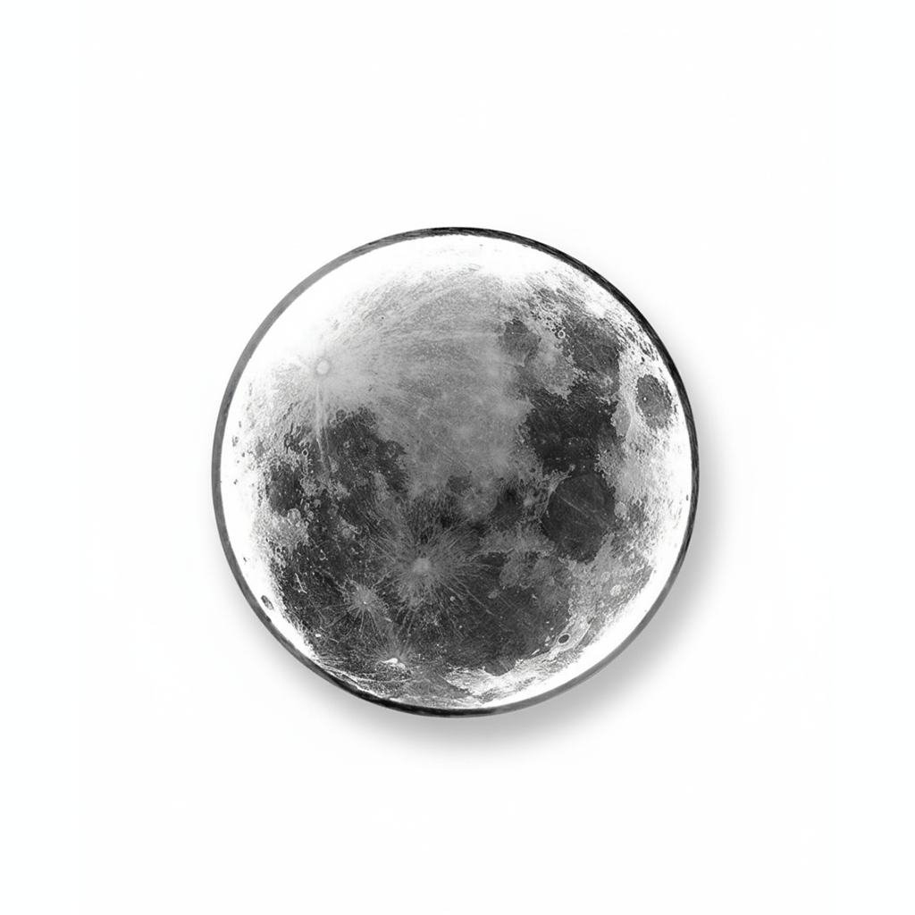Modern Lunar LED Wall Lamp for Cozy Nights