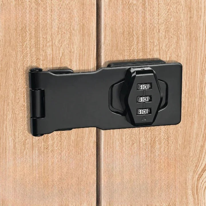Secure 3-digit combination lock for gun safes, file cabinets, and office storage. Keyless security.