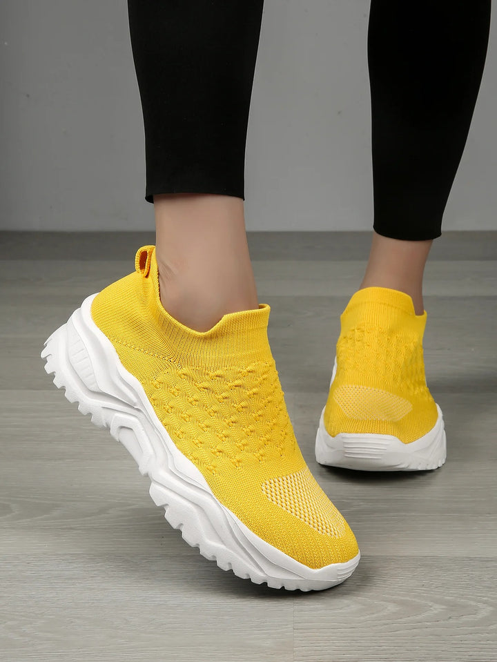 Women's Ortho Cloud Slip-On Shoes - Orange White