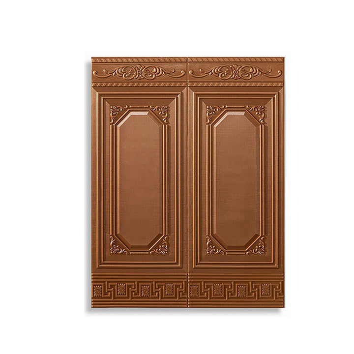 Smooth finish 3D vinyl wall panels, self-adhesive for sleek home decor.