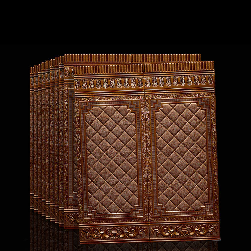 Budget-friendly 3D peel & stick wall panels, vinyl for affordable home decor solutions.