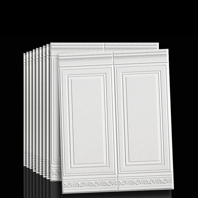Innovative 3D peel & stick vinyl wall panels, self-adhesive for creative home design.