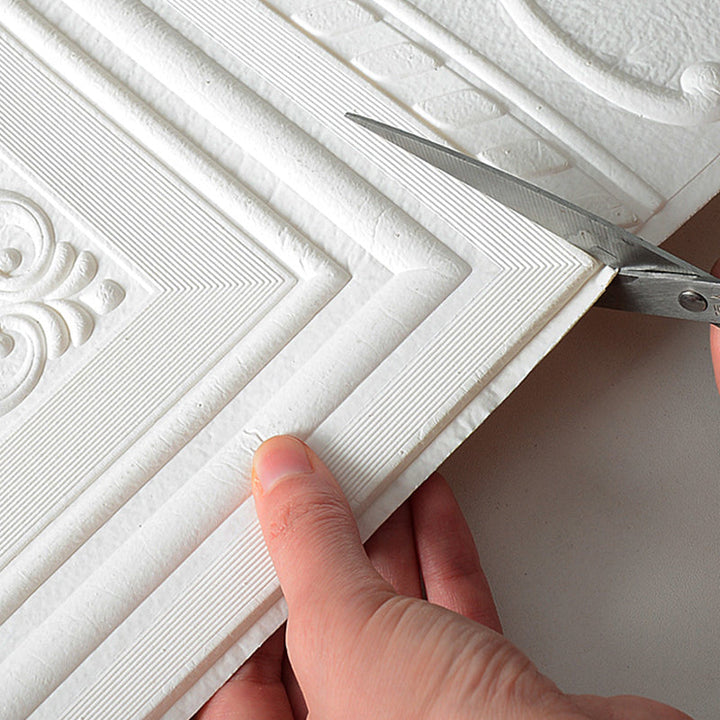 Premium 3D vinyl wall panels, self-adhesive & waterproof, for elegant home updates.