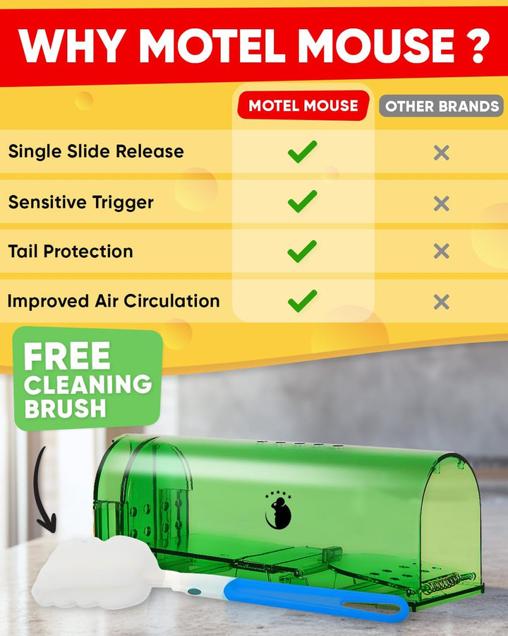 Safe & pet-friendly humane mouse traps for home protection. No-kill design ensures live catch rodent removal.