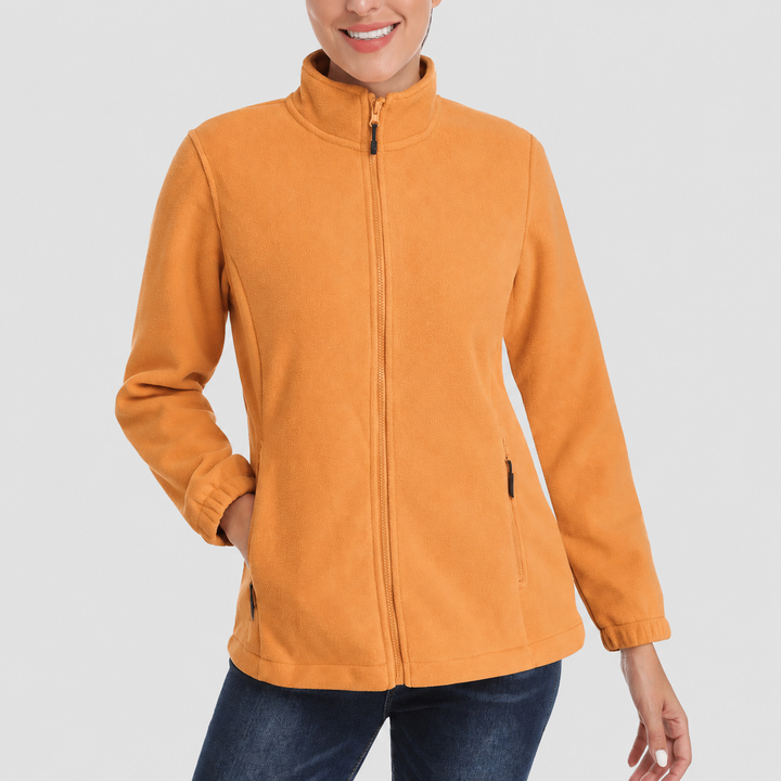 Women's Comfortable Full-Zip Fleece Jacket