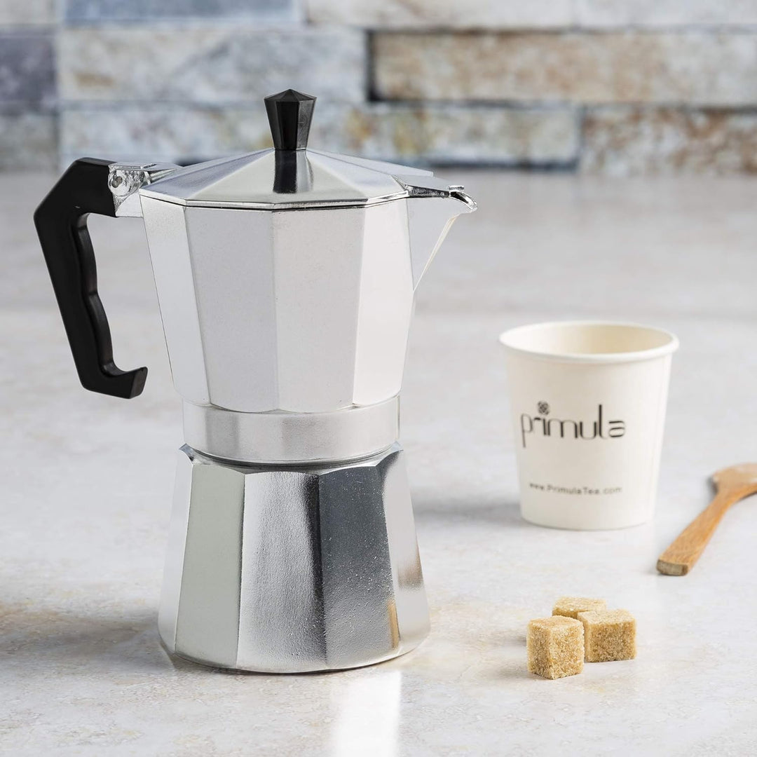 6 - Cup Aluminum Stovetop Espresso Maker - Lexians
