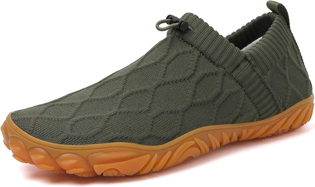 Men's Cozy Quilted Mesh Slip-On Sneakers