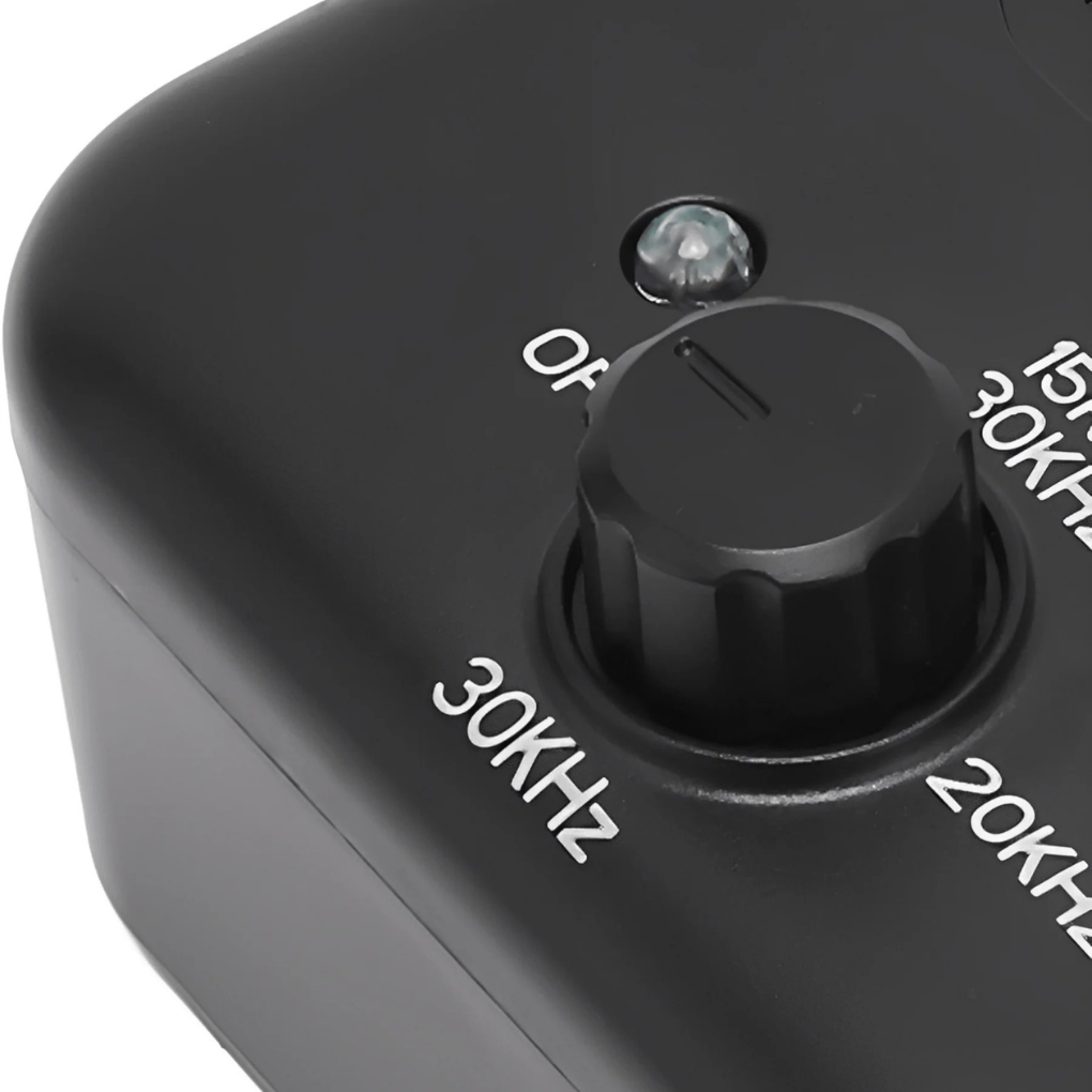 Compact ultrasonic dog bark controller. Essential pet device for humane anti-bark training & a tranquil, quiet home.