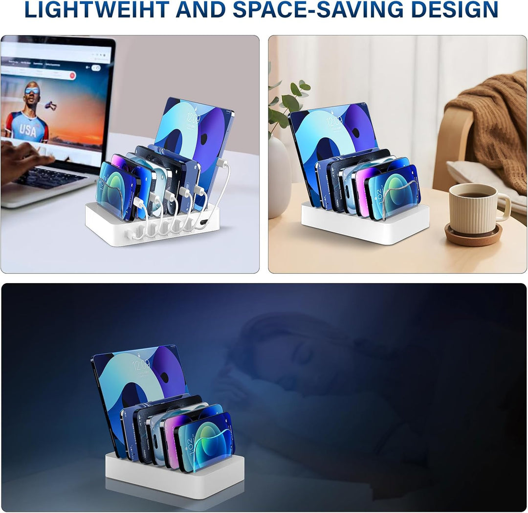Universal Multi-Device Fast Charging Station for Home and Office