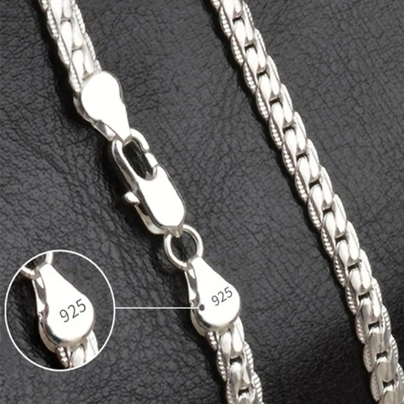 925 sterling silver lucky necklace for women, an elegant fine jewelry pendant, perfect for everyday wear.