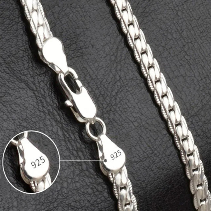 925 sterling silver lucky necklace for women, an elegant fine jewelry pendant, perfect for everyday wear.
