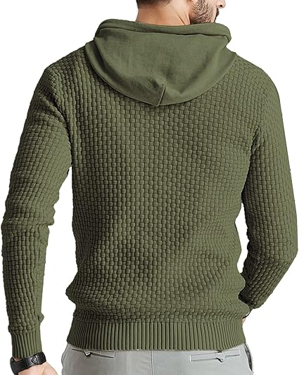 Unisex Diamond Quilted Comfort Hoodie