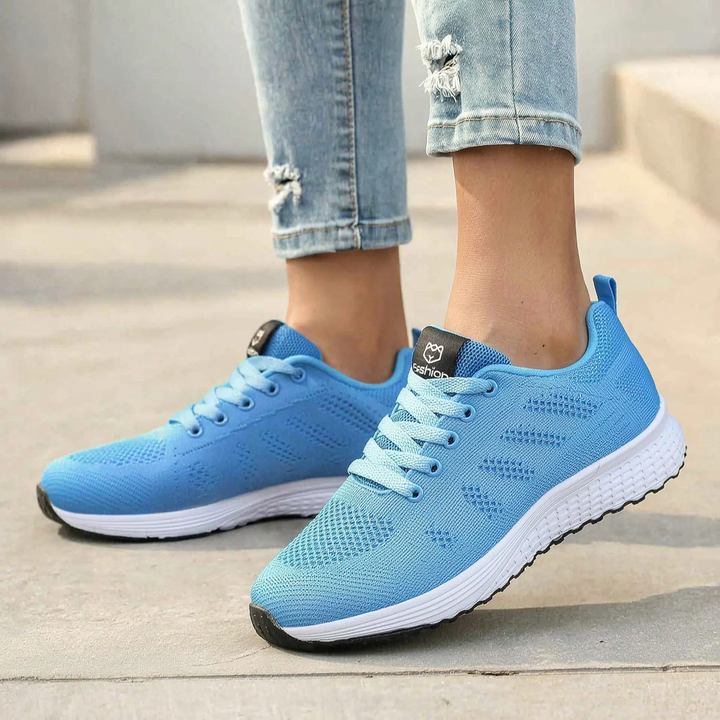 Unisex lightweight breathable mesh trainer shoes for active lifestyle and everyday wear.