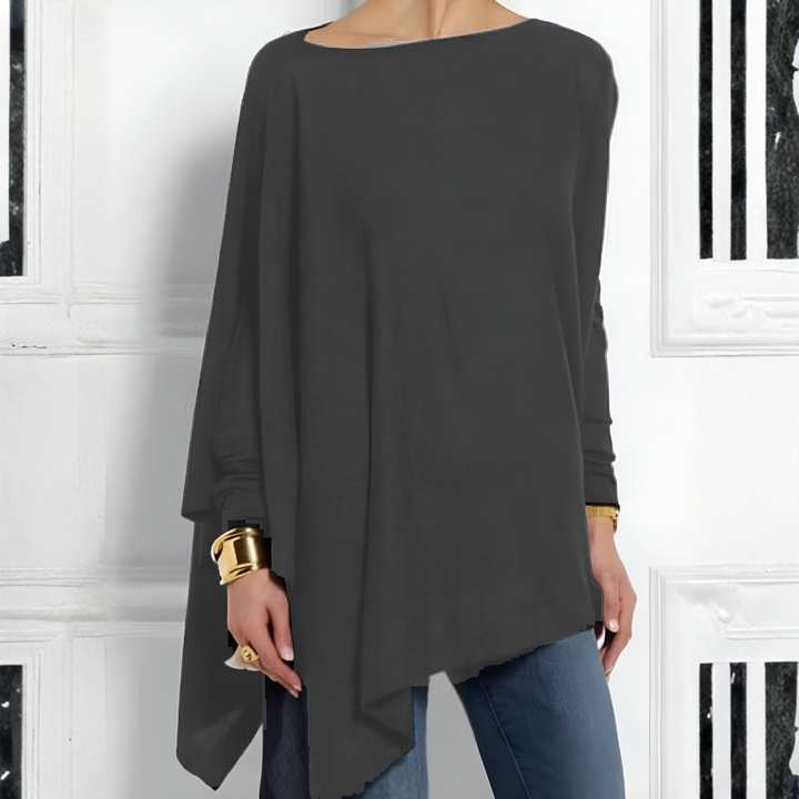 Stylish women's long sleeve top for chic style, ideal for office, casual outings, or elegant everyday wear.