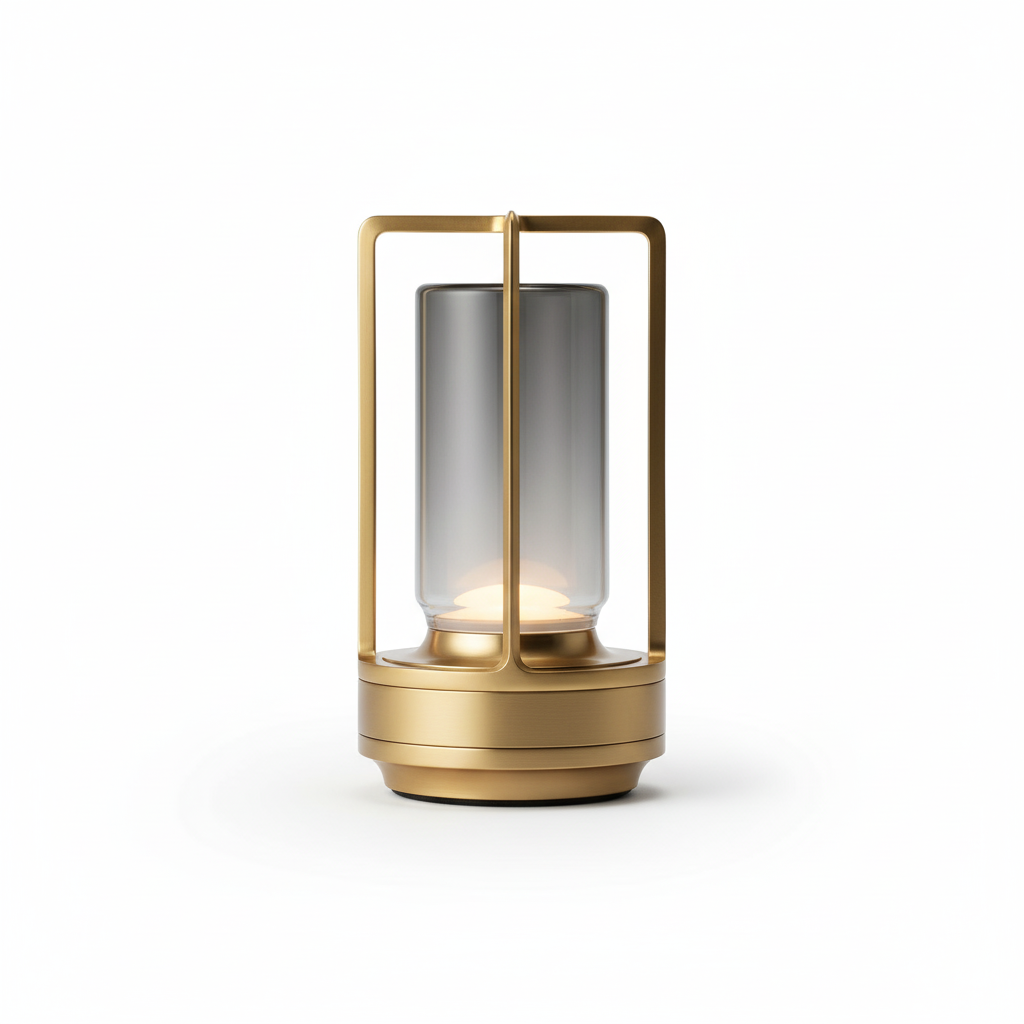 Nordic Crystal Lantern Lamp - Cordless & Rechargeable