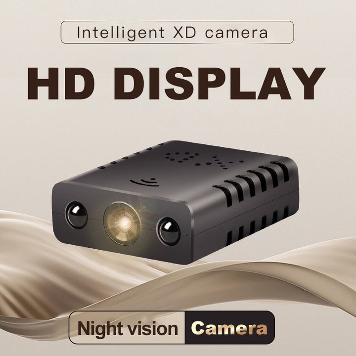 Wireless 1080P HD indoor security camera, ideal for home surveillance, motion detection & night vision.