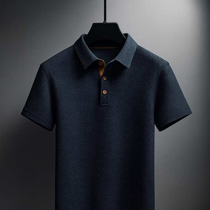 Stylish men's polo shirt for everyday wear. Enjoy the comfortable, stretch fit fabric and breathable design.