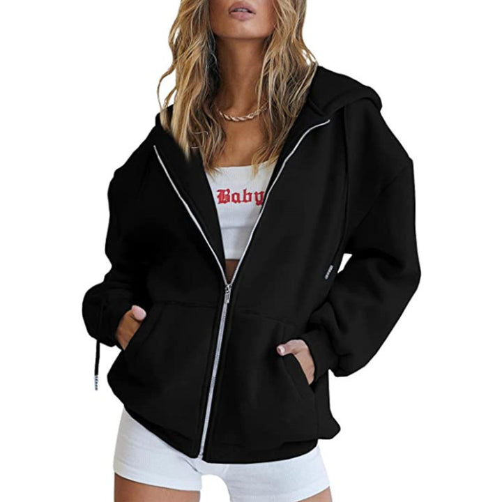 Women's Luxe Velour Full-Zip Hoodie