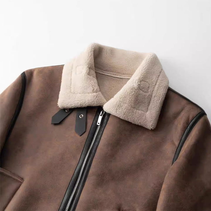 Comfortable Men's Nordic Winter Jacket, a stylish and warm cold-weather coat. Perfect casual outerwear for men.