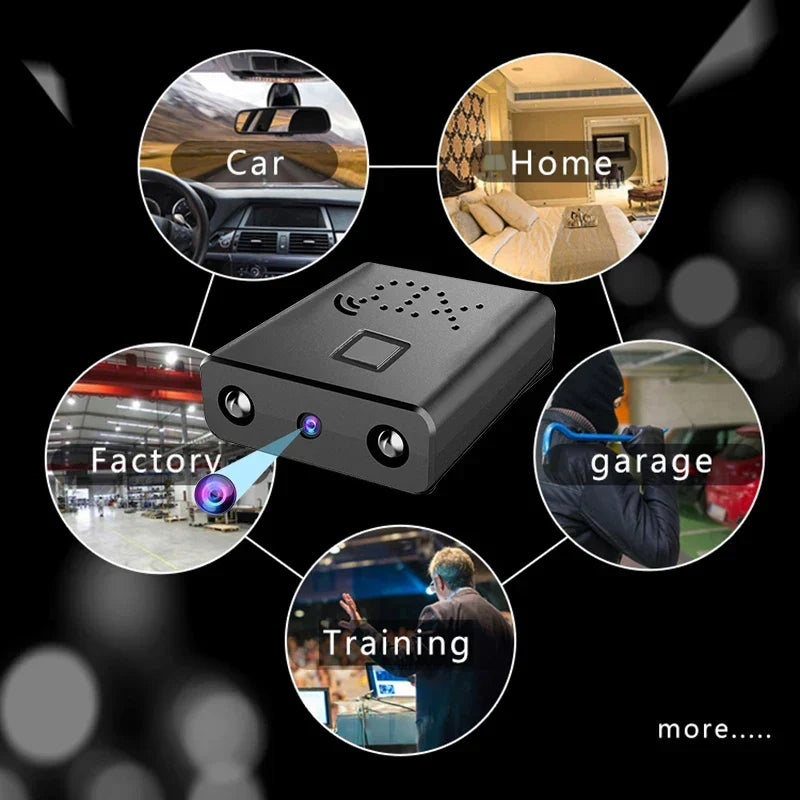Indoor WiFi security camera, 1080P HD clarity & night vision for reliable wireless home surveillance.