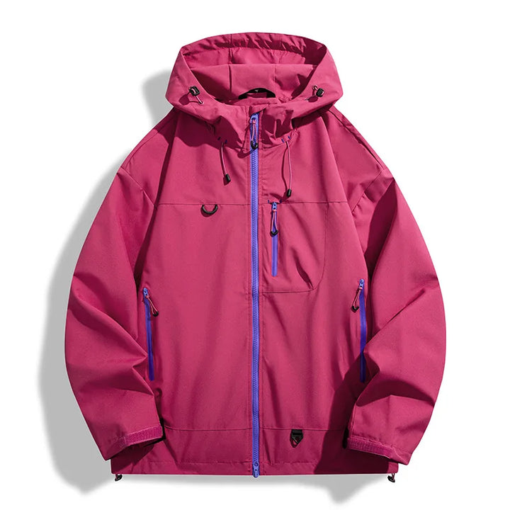 High-performance men's weatherproof ridge jacket, ideal activewear for demanding outdoor adventures.