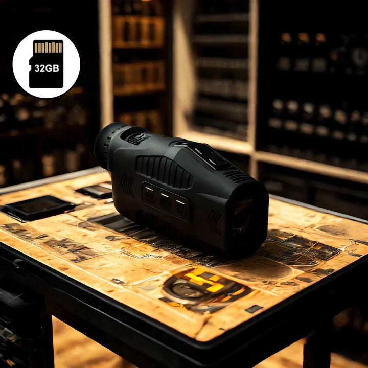 Essential outdoor gear: High-definition night vision monocular for hunting, camping, and security.