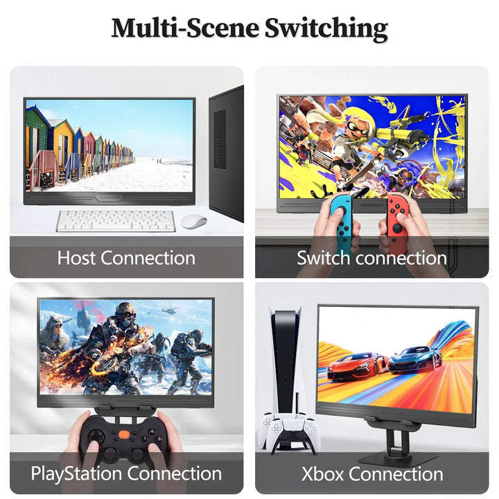Expand productivity with Tavvitaimp18 13.3-inch Full HD portable USB-C & HDMI monitor. Ideal for dual screens.