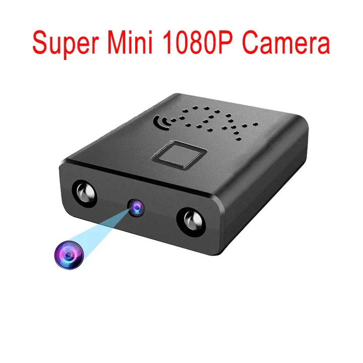 Compact Tavvitaimp18 1080p HD indoor WiFi camera, offering night vision for effective home monitoring.