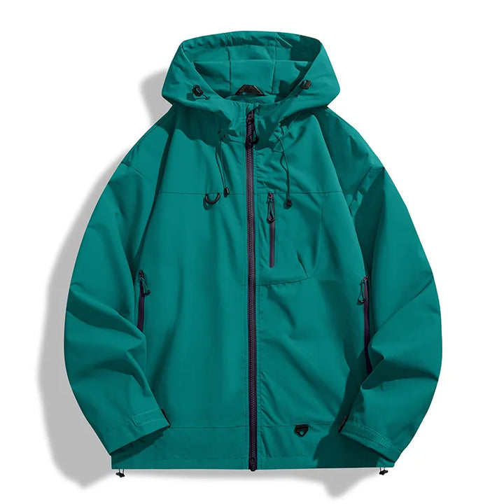 Men's weatherproof ridge jacket, perfect for outdoor adventures and protection against rain and wind.