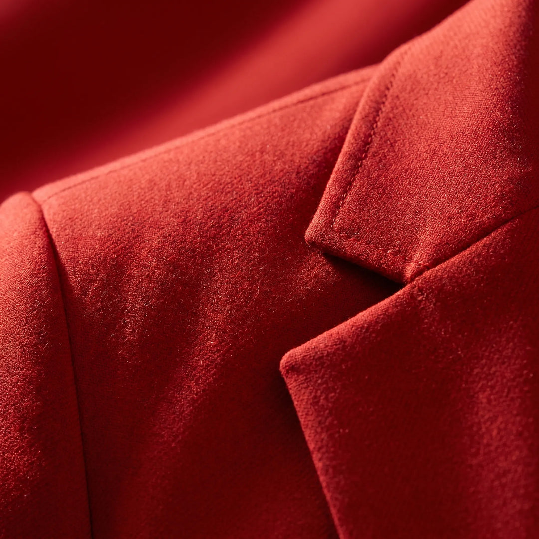 Professional women's tailored blazer, single-button design for a polished office & business look.