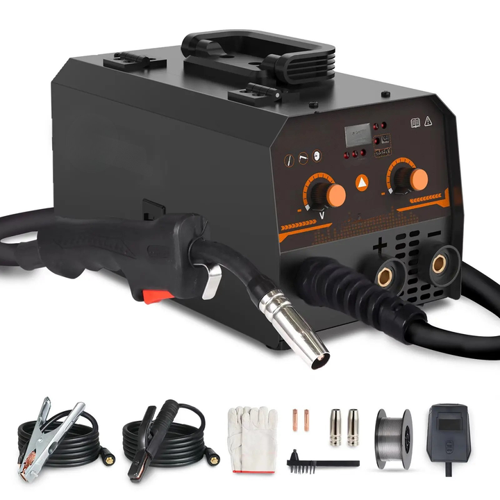 130A MIG welder for home DIY projects & metal repairs. Portable & versatile welding machine.