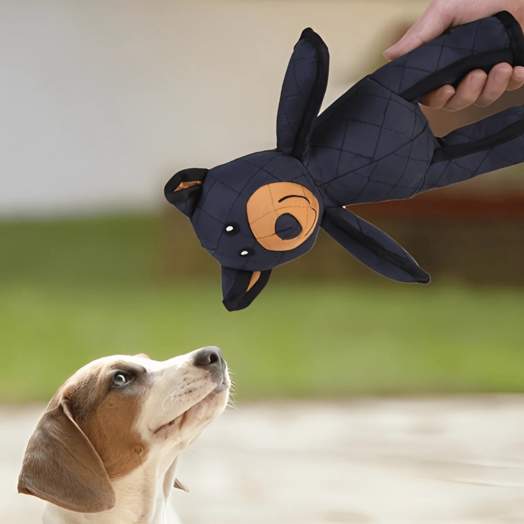 Interactive plush dog toy for play & comfort, a durable chew toy for your pet's enjoyment.