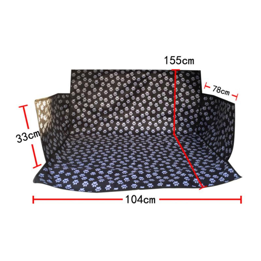 Durable pet trunk protector for cars & SUVs. Scratch-resistant cargo liner ensures clean and safe pet travel.
