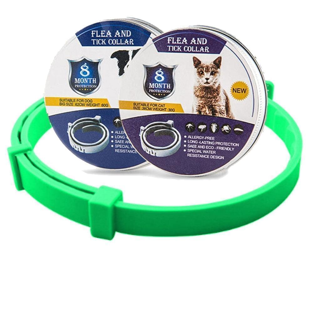 Long-lasting flea & tick control collar, safeguarding your dog or cat from pests for 8 months.