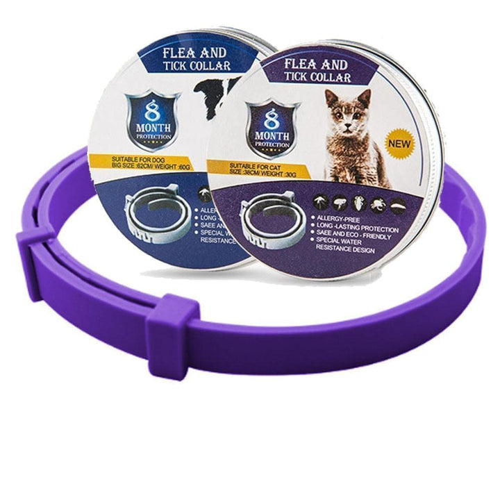 Keep your pet safe with this 8-month protection flea & tick collar, offering reliable pest control.
