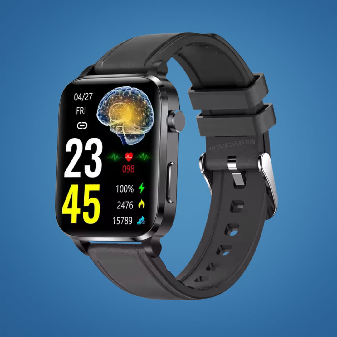 Digital health solution: a non-invasive glucose monitoring smartwatch for effective adult blood sugar tracking.