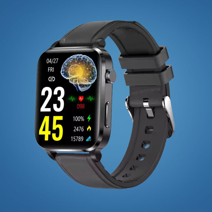 Digital health solution: a non-invasive glucose monitoring smartwatch for effective adult blood sugar tracking.