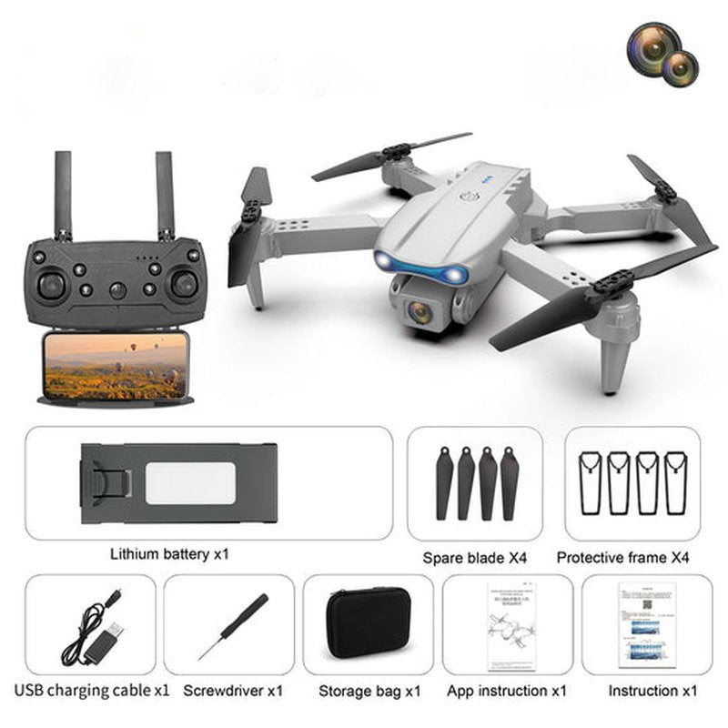 Extended flight time battery for AeroPro 4K UHD drone, ensuring prolonged aerial video sessions.