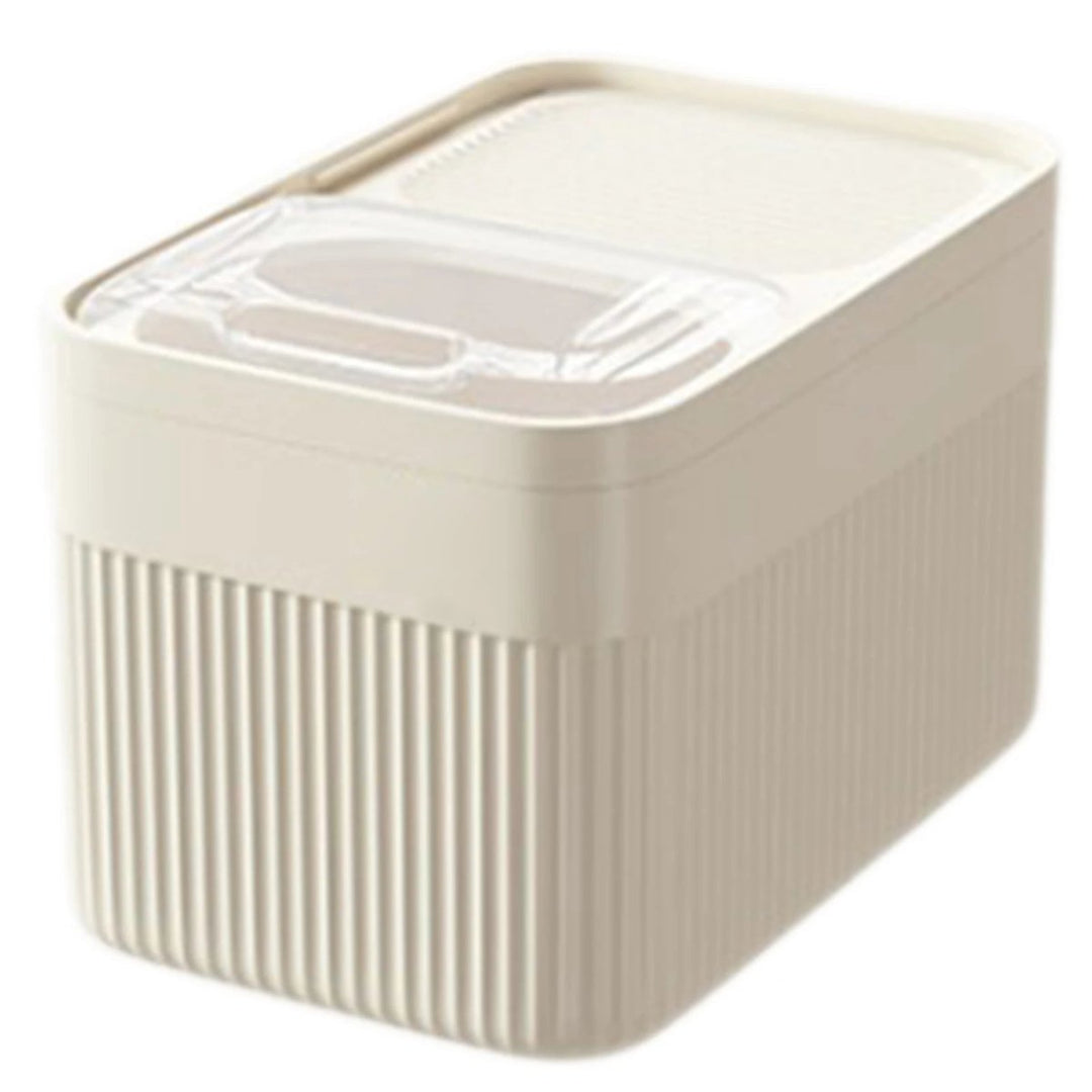 Airtight BPA-free pet food storage container for dry dog & cat food. Keeps kibble fresh.