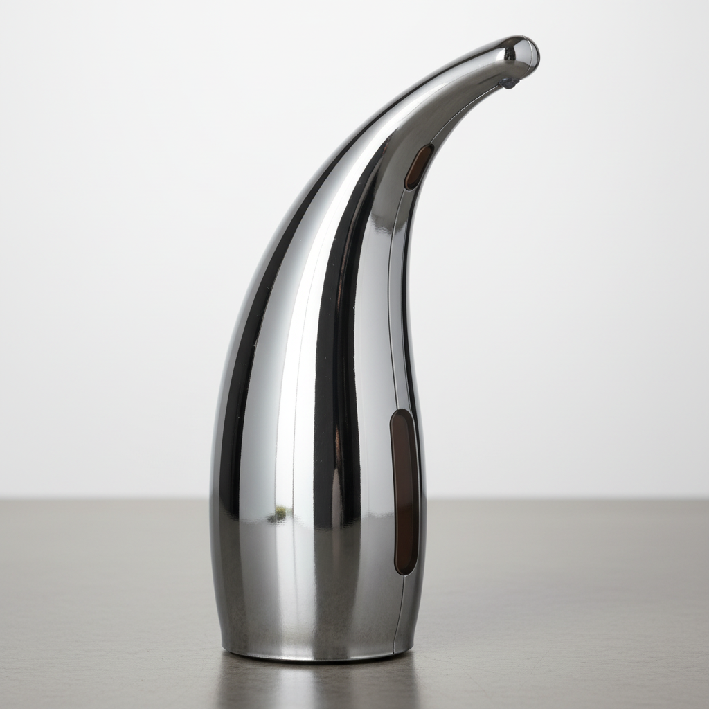 Modern automatic liquid soap dispenser, perfect for kitchen or bath decor.