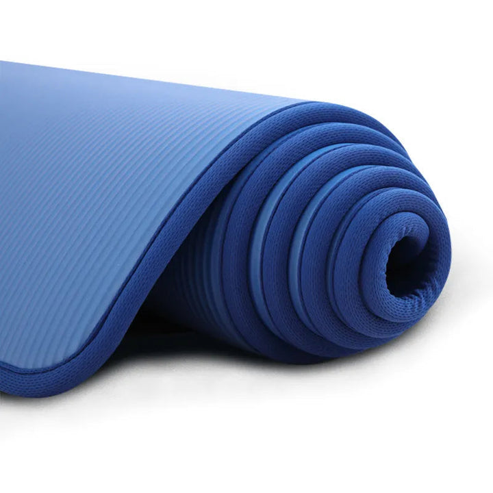 Unisex extra thick non-slip workout mat for yoga & Pilates. Offers superior joint support & comfort for all exercises.
