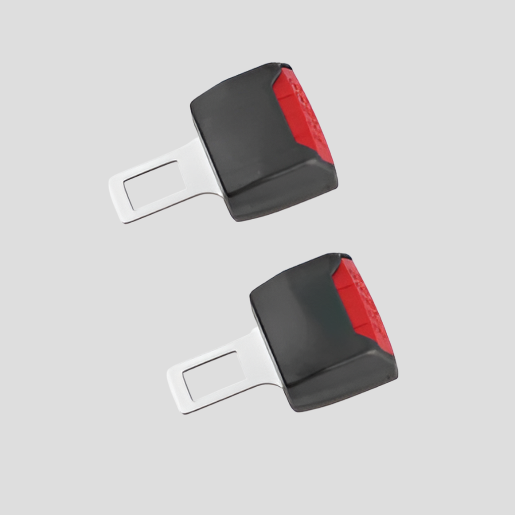 Universal car seat belt extender (2pc) for added safety & comfort. Durable, easy-install vehicle accessory.
