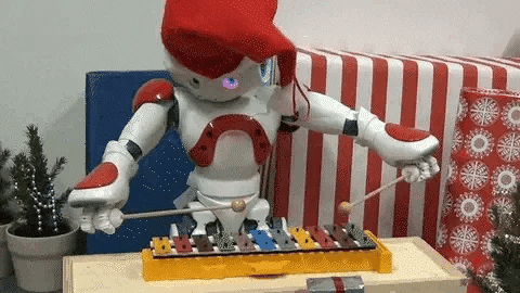 Close-up of the robot's wheels, highlighting its mobility for dynamic play and exploration.