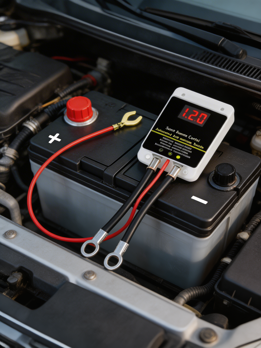 Car Remote Battery Disconnect Switch for vehicle security, 12V system anti-theft protection.