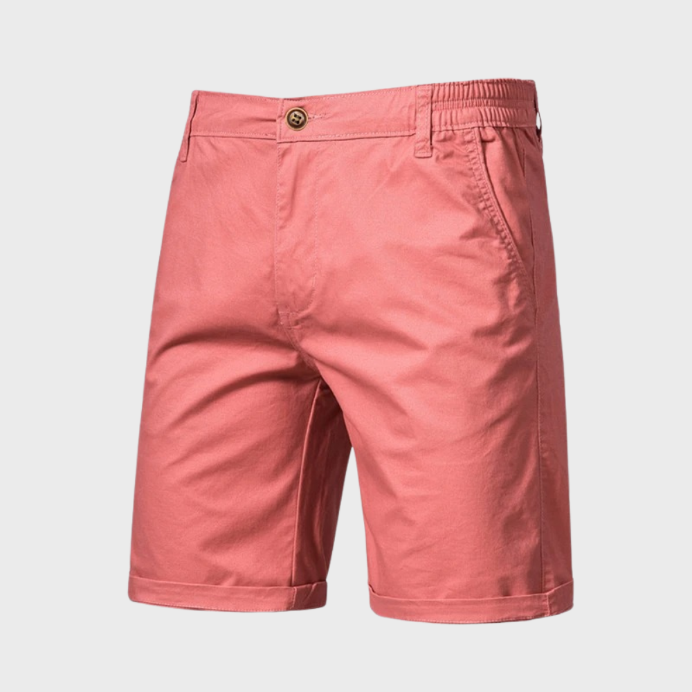 Luca men's casual cotton shorts, perfect for relaxed summer days & ultimate comfort.