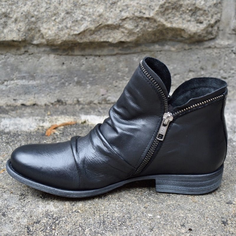 Chic women's autumn ankle boots. Versatile & comfortable footwear for fall fashion, perfect for everyday elegance.