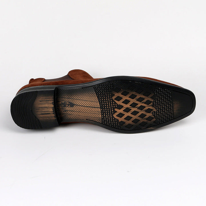 Fashionable women's Chelsea boots, comfortable block heel. Perfect for chic office looks & relaxed casual style.